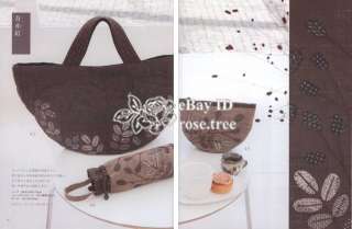 Flower Applique Patchwork Quilt Bag Japanese Pattern BK  
