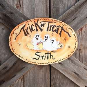 Stupell Halloween Personalized Wall Plaque 