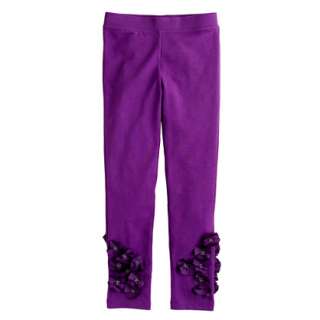 Girls silk flower leggings   leggings   Girls Shop By Category   J 