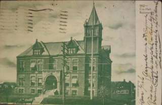 BAYONNE NJ City Hall c1905 Postcard  