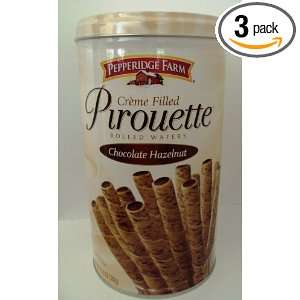 Pepperidge Farm Creme Filled Pirouette Rolled Wafers Chocolate 