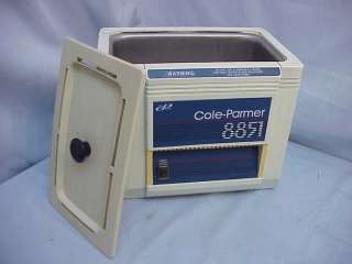 Cole Parmer 8851 Ultrasonic Cleaner Tested works Nice Sold with 7 Day 