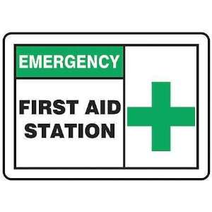   LFSD903VSP Label,First Aid Station,PK5