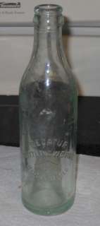 1917 decatur illinois bottling works soda bottle  