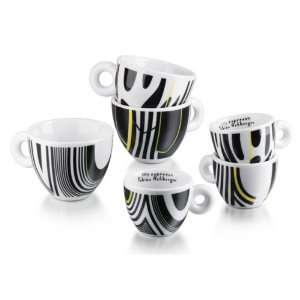 Illy REHBERGER 6 Cappuccino Cups 