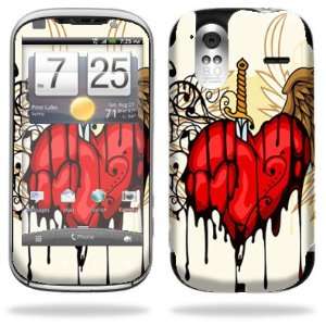   4G T Mobile Cell Phone Skins Stabbing Heart Cell Phones & Accessories