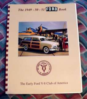   51 FORD BOOK CECIL GOFF & MIKE McCARVILLE EARLY FORD V 8 CLUB AMERICA