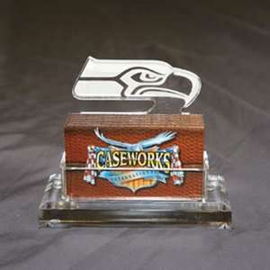  Seattle Seahawks NFL Business Card Holder w/ Gift Box 