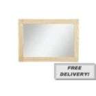 Heat Surge Solid Wood Mirror made by Amish Craftsmen   Light Oak