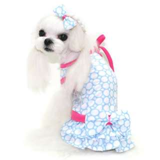 DRESS BUBBLE dog clothes sleeveless tiered PUPPY ZZANG  