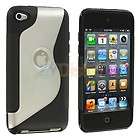 BLACK CLEAR TPU CASE COVER for iPOD TOUCH 4TH GEN 4G 4