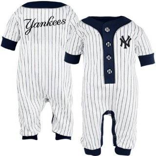 New York Yankees Baby Uniform Pinstripe Coveralls, 3 6 mos