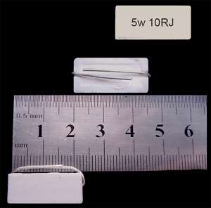 5W 10 ohm 10R Ceramic Cement Resistor 5 W Watt (50)  