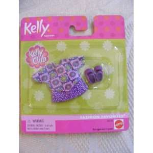  Kelly Doll Fashion Favorites Purple Flowered Dress (2001 