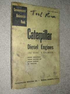   D8800 ENGINE SERVICE MANUAL 4 CYL SERVICEMENS REFERENCE BOOK D7  