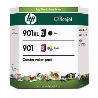  HP 901 Retail Combo Pack Ink Cartridges   1 each 901 