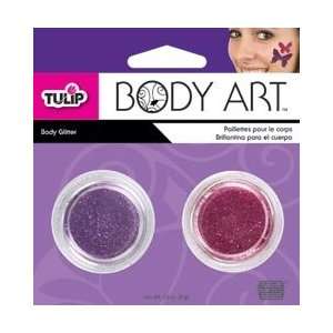  Duncan Crafts Tulip Body Art Glitter 4.5g 2/Pkg Purple 