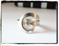   Sterling Silver 925 TAXCO MEXICAN MODERN Abstract EAGLE 3 Ring 8.5