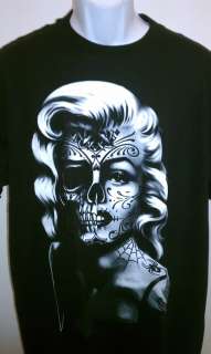 DAY OF THE DEAD MARILYN MONROE T SHIRT NEW SM 2X  