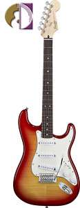 Squier by Fender Vintage Modified Stratocaster (Strat) Rosewood Cherry 