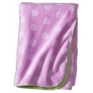    Circo Frosted Jade Valboa Blanket   Pink Dots on Pink Baby