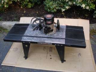 CRAFTSMAN ROUTER TABLE AND CRAFTSMAN ROUTER  