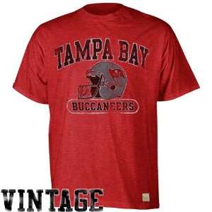 Reebok Tampa Bay Buccaneers Showboat Heathered T Shirt   Red (Large 