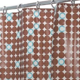   EVA Shower Curtain, Brown/Green InterDesign Koko EVA Shower Curtain
