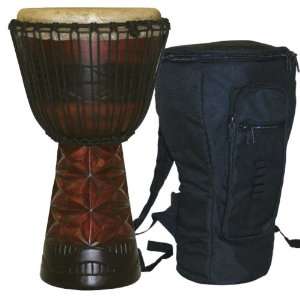  Ruby Professional African Djembe 19 20 Tall x 10 11 Head 