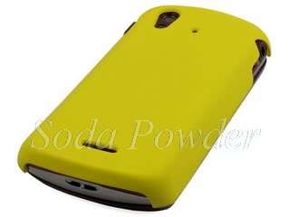 Hard Back Cover Case for Sony Ericsson Xperia pro MK16i (Yellow 