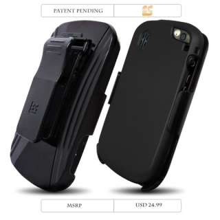 3in 1 Combo BLACK Case Screen Protector Holster for Pantech Hotshot 