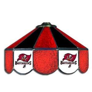  Tampa Bay Buccaneers 16 Inch Glass Lamp