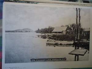 1907 Wickham Lake Warwick NY New York Post Card  