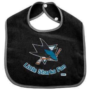  NHL McArthur San Jose Sharks Infant Little Fan Bib   Black 