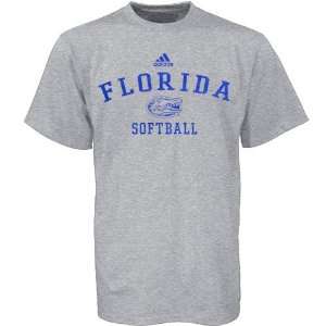   Adidas Florida Gators Ash Softball Practice T shirt
