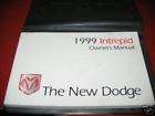 1999 DODGE INTREPID OWNERS MANUAL 99 OWNERS W/ CASE