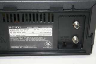 Sony Model SLV 676HF Auto Tracking Hi Fi VCR VHS Player  
