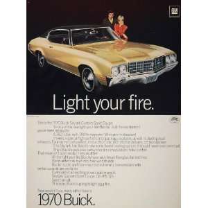   Ad Buick Skylark Custom Sport Coupe Light My Fire   Original Print Ad
