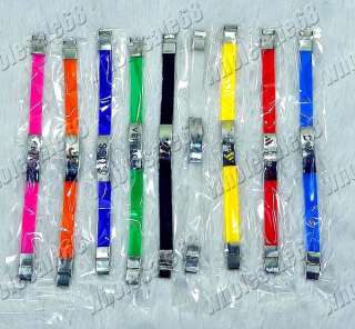 wholesale 50x rubber&stainless steel ♥sport♥ bracelets  