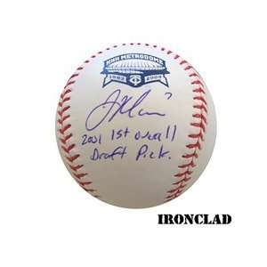  Ironclad Minnesota Twins Joe Mauer Autographed Metrodome 