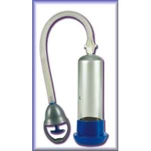   Silver and Blue Mens Personal Vacuum Pump
