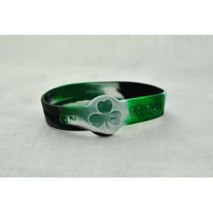   Celtics Lucky TIE DYE Shamrock official NBA Team logo adult bracelet