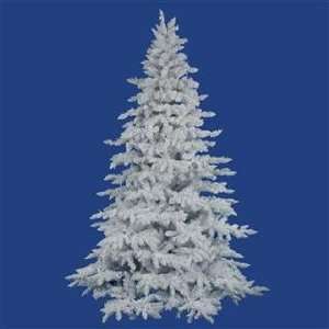   56 White Spruce Flocked Christmas Tree, Unlit