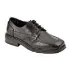 TKS Boys Henry Dress Shoe   Black