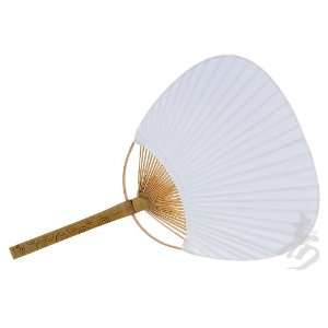  White Paddle Fan (12 Pack)