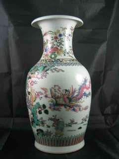 Colorful Chinese Porcelain Painted Vase Figures V10 01c  