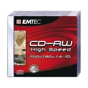  10x Rewritable CD RW   5 Pack Electronics