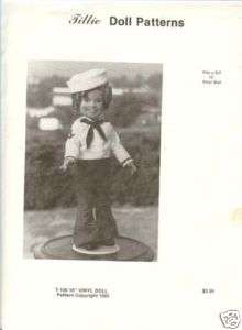 Tillie Shirley Temple Doll Patterns T 106 1985  