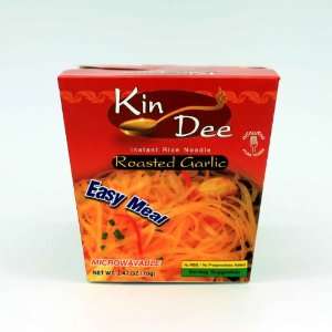 KIN DEE Instant Rice Noodle Roasted Garlic 2.47 OZ. (70g.)  