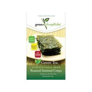 Green Chopsticks Green Tea Roasted Seaweed Crips (12x.4 Oz)